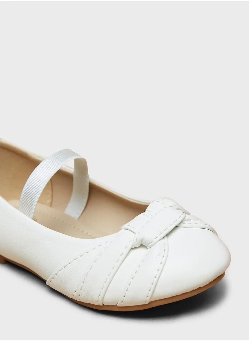 شو اكسبرس Kids Cross Strap Ballerinas