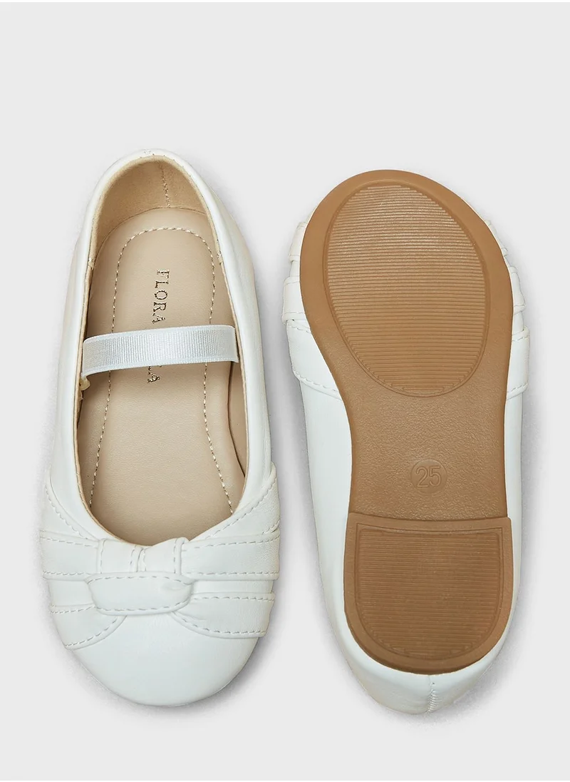 شو اكسبرس Kids Cross Strap Ballerinas