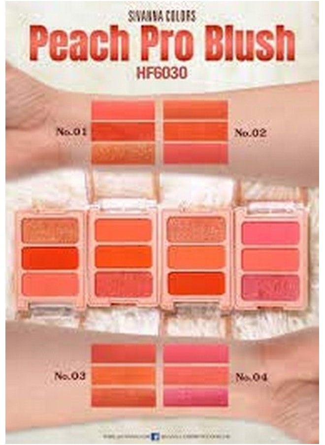 Sivanna Colors Peach Pro Blush Kit 03  - Image 3