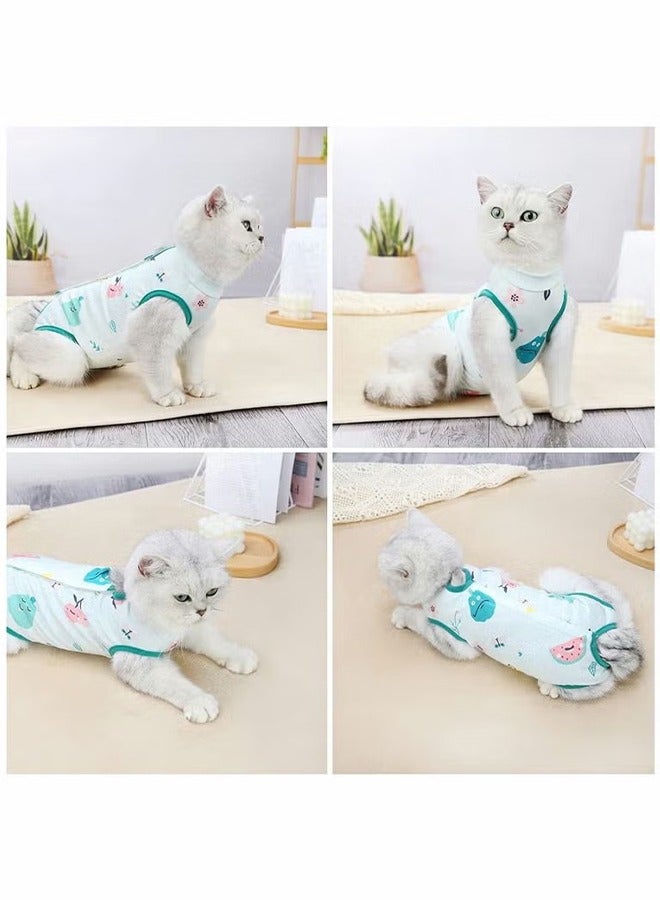 Dog/Cat Recovery Suit, Cat Onesie After Surgery Anti Licking Wounds for Cats/Dogs, Cat Surgery Recovery Suit, Cat Spay Recovery Suit Female(Green, XL) - Image 5