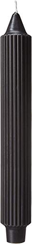 Root Candles Unscented Dinner Candles Premium Beeswax Blend Boxed Candle Set, 9-Inch, Black, 4-Count - Image 4