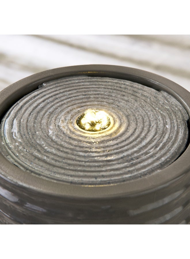 Home Box نافورة إليزيان الخارجية من الراتنج - رمادي - قطعة واحدة - Image 3