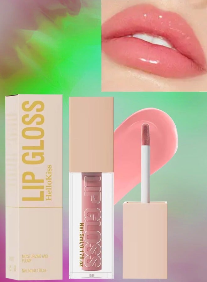 HelloKiss لمعان فائق لزيت الشفاه مرطب وممتلئ وناعم لشفاه لامعة بقوام خفيف ورقيق لون شفاه زيت شفاه ممتلئ مكياج شفاه زيت 06 - Image 1