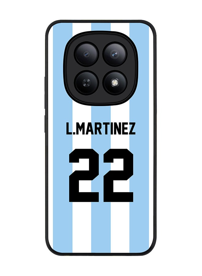 For Xiaomi Redmi Note 15 5G / Poco M8 Case,Slim fit Camera Protection, Shockproof Thin Phone cover  - Football  Argentina, L.Martinez