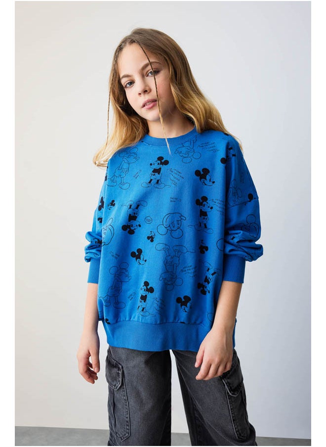 Girl Oversize Fit Crew Neck Long Sleeve Knitted Sweat Shirt - pzsku/Z391B0B62CEE751BEA985Z/45/_/1735653348/57fbfa91-a61e-4be1-aac3-f708632e0ddf