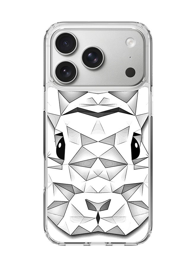 Stylizedd Classic Clear MagSafe Case for iPhone 17 Pro , Hybrid Soft Case Flexible Edges Anti Drop TPU PC Gel Thin Transparent Cover [ Designed for iPhone 17 Pro ] - Poly Bunny