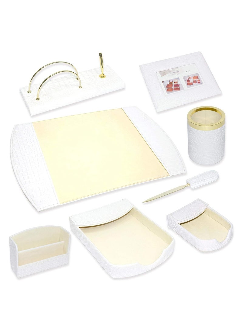 FIS طقم مكتب FIS PU، مجموعة من 8 قطع - FSDSW670 - Image 1