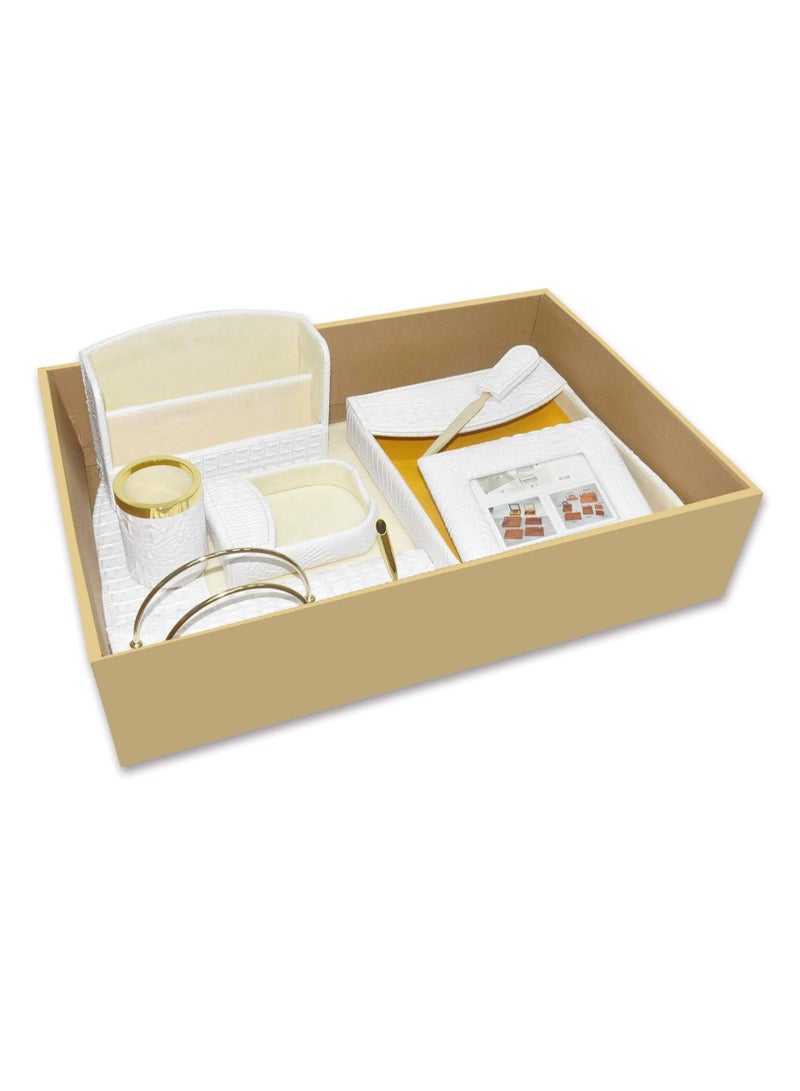 FIS طقم مكتب FIS PU، مجموعة من 8 قطع - FSDSW670 - Image 2