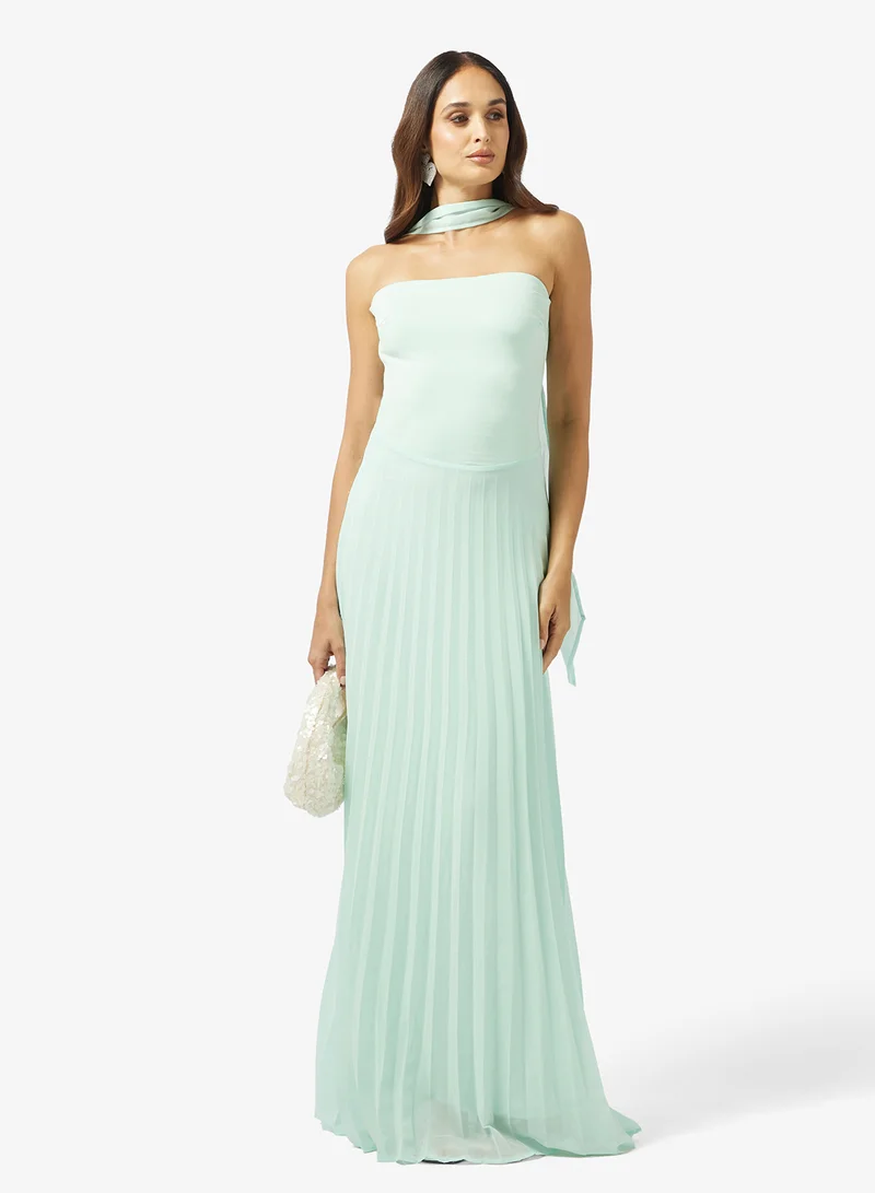 Ella Limited Edition  Bandeau Dress With Pleats for Women | Best Price UAE