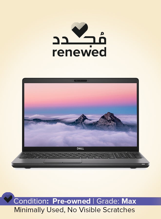 ديل Renewed - Latitude 5501 Laptop With 15.6-Inch Display, Intel Core i7/ 9th Gen/16GB RAM/512GB SSD/Nvidia graphics 2GB/Windows 10 Pro English/Arabic Black - Image 1
