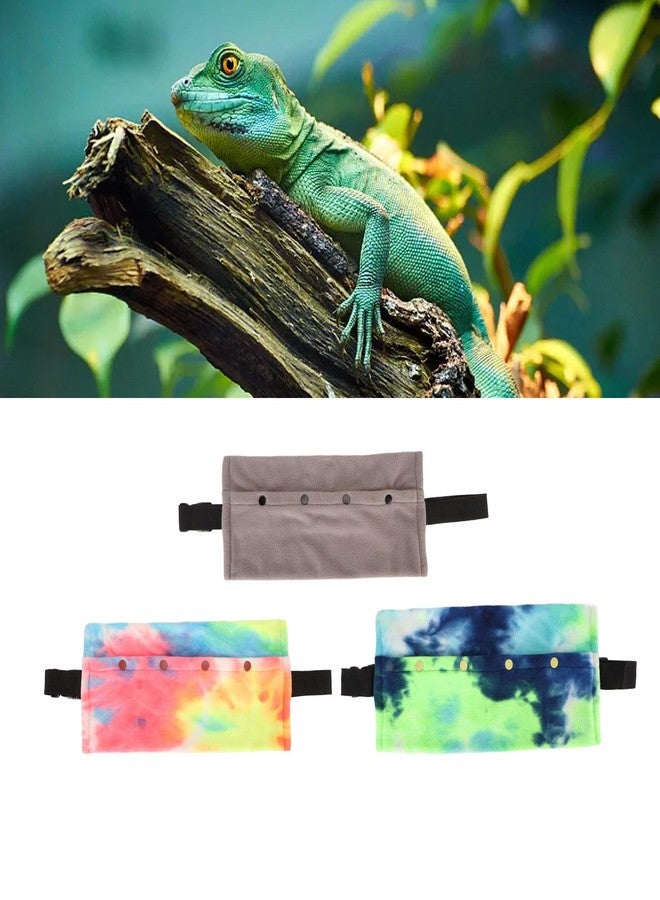 Beufee Bearded Dragon Sling Carrier, Soft Coral Fleece Beardie Snuggle Sling Bag Adjustable Strap Beardie Backpack for Outdoor Travel(#1) - Image 5