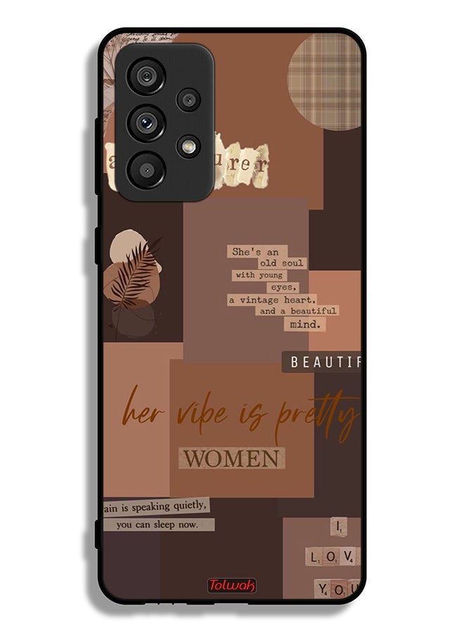 Tolwak Samsung Galaxy A73 5G Protective Case Cover Adventurer Women - Image 1