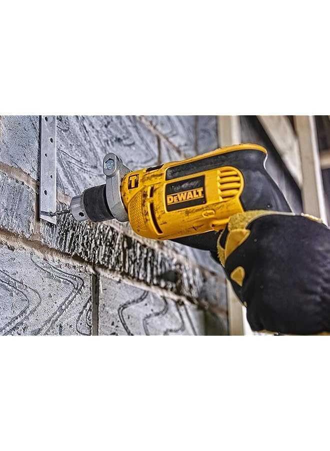 DEWALT 750W 13Mm Percussion Drill With Variable Speed Switch For Drilling Concrete Metal Wood Yellow Black Dwd024 B5 3 Year - Image 5