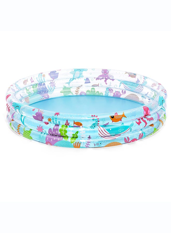 Bestway, 60" x H12"1. x H30cm Deep Dive Play Pool Inflatable Outdoor Water Play Toy for Kids and Families, Durable Premium Quality Material, Easy Inflate and Deflate Design, Pool Beach Garden Summer Fun Activity, 52m - Image 1