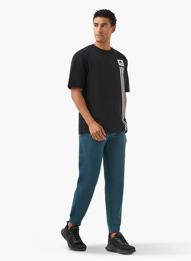 كابا كابا جوجرز مطرزة بشعار مع جيوب بسحاب وإغلاق برباط