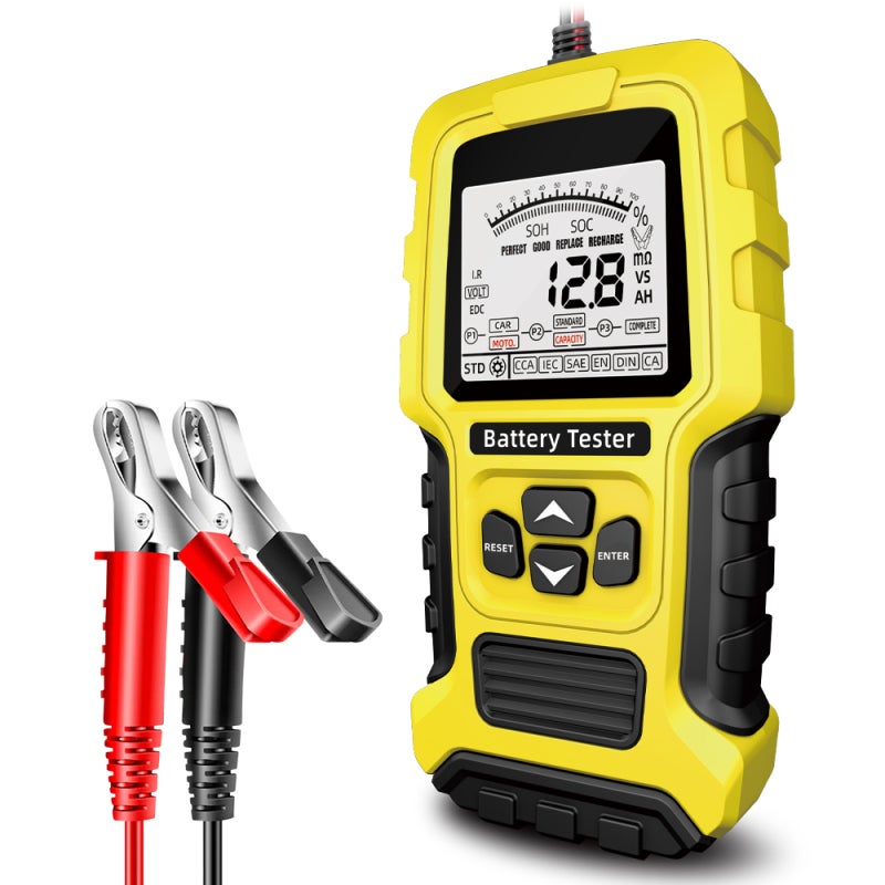 Internal Resistance Tester 12Volt/24Volt Intelligent Car Motorcycle Battery Tester Portable Digital Display Battery Test Device - Image 1