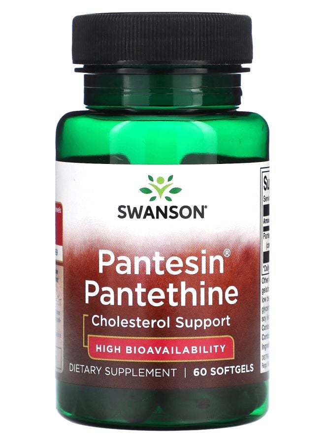 Pantesin Pantethine 60 Softgels