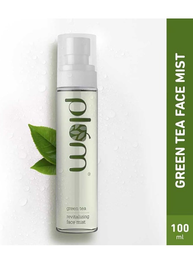 Plum Green Tea Revitalizing Face Mist 100ml | Refreshing Hydrating Facial Spray with Green Tea, Aloe And Glycolic Acid for Oily And Combination Skin, 3.38 fl oz - Image 2