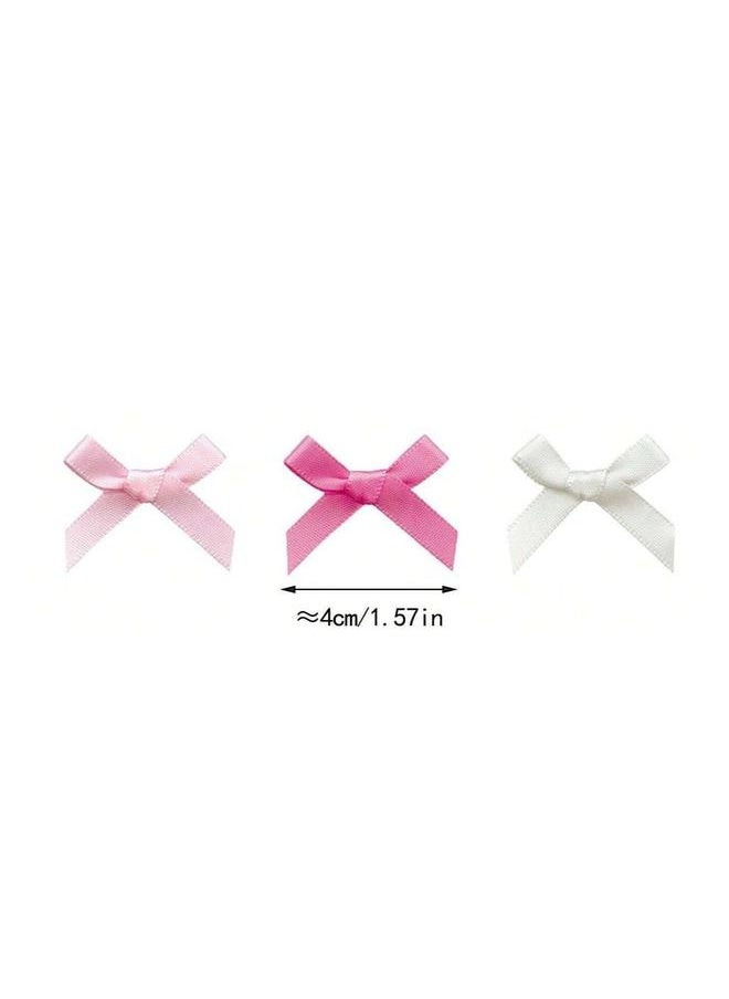 NIBEMINENT 18-Piece Mini Bow Hair Clips, Sweet Non-Slip Accessories for Women and Girls (White+Rose Red+Pink)  - Image 3