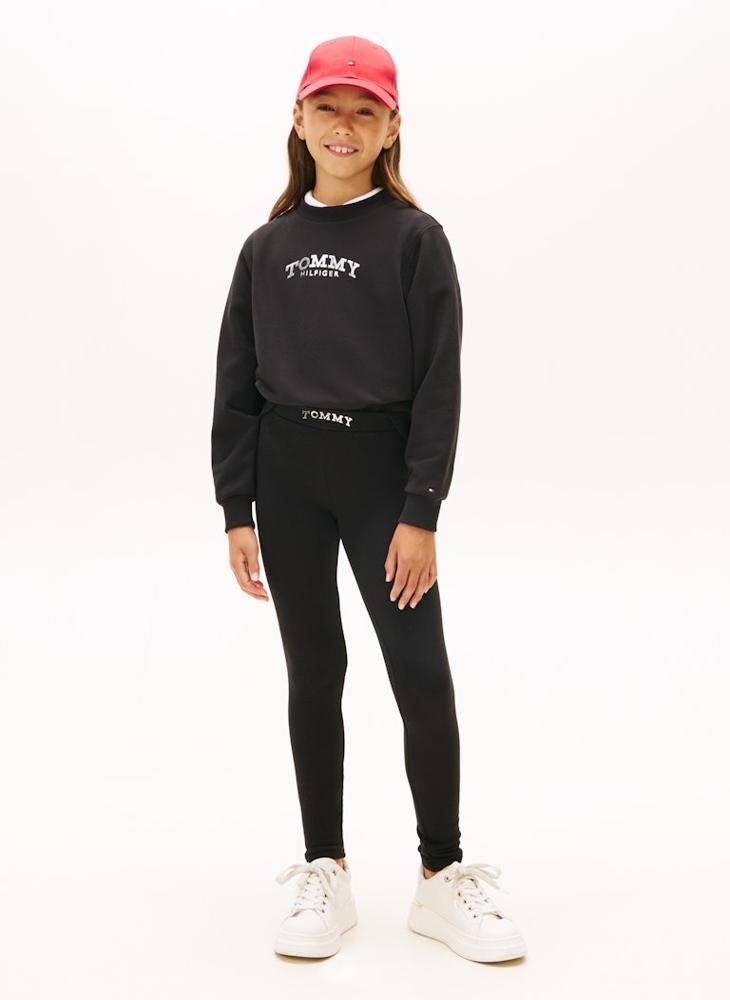 TOMMY HILFIGER Kids Set Crew Neck T-shirt and Pant Set - Image 1