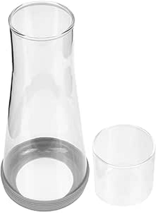 Borosilicate Glass Water Carafe Pitcher With Sleeve For Iced Tea Juice Drinks - Image 1