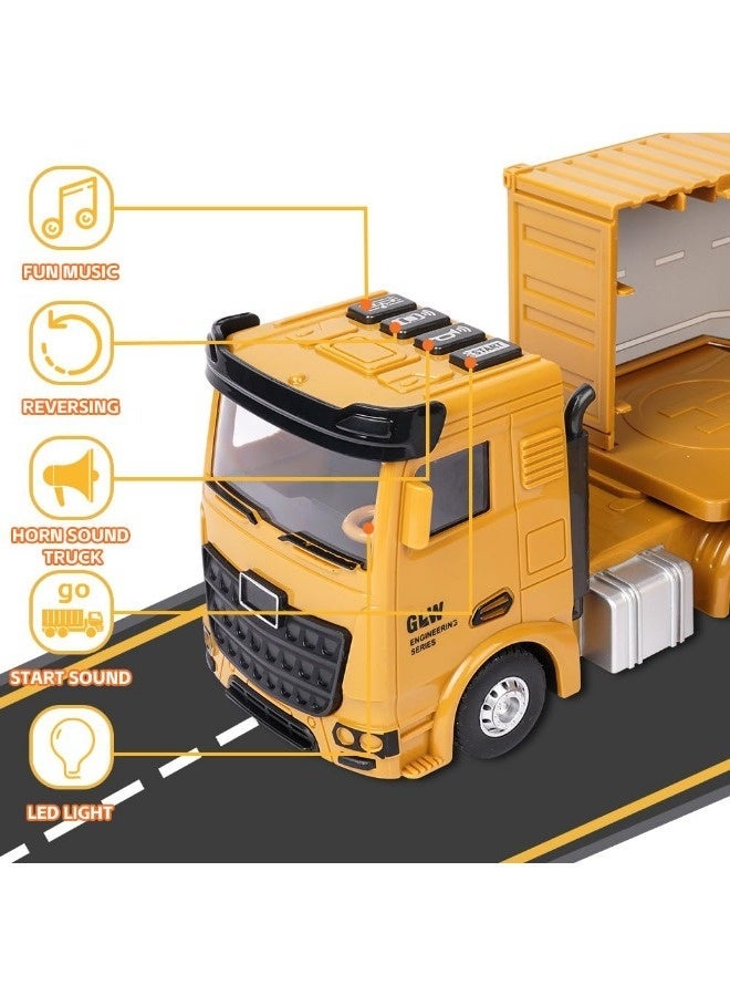 50 Pieces Diecast Vehicles, Construction Toys for Boys Ages 3-7: Construction Truck Playset, Car Truck Toys for Toddlers - Crane Digger Excavator Dump Truck, Construction Vehicle Toys, Gifts for Boys Ages 3 4 5 6 7 - Image 5