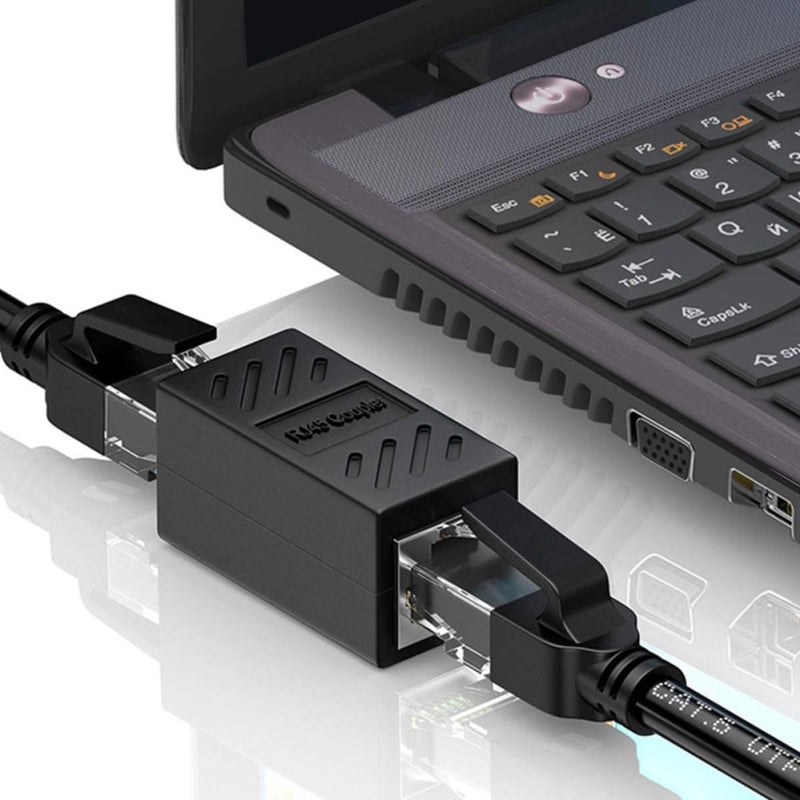 3 Pack Female to Female Ethernet Coupler Adapter Extends Cable Connection - Image 4