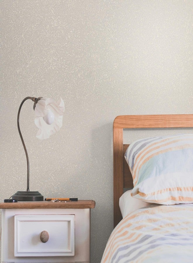 Ismoon White Peel and Stick Wallpaper Glitter 15.7x196in … - Image 5