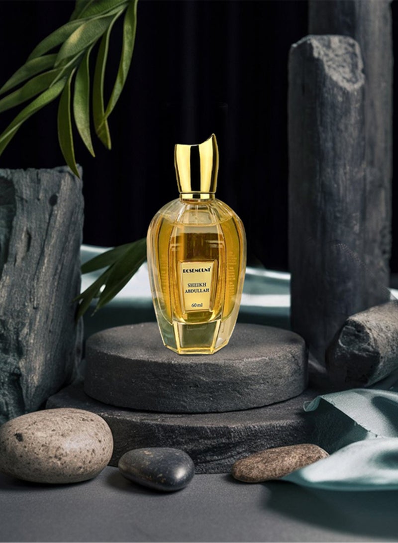 Rosemount SHEIKH ABDULLAH 60ml Eau de Parfum for Men Amber vanilla Profile for Lasting Elegance Enduring Charm and Refinement Crafted to Resonate with the Discerning Gentleman. - Image 4