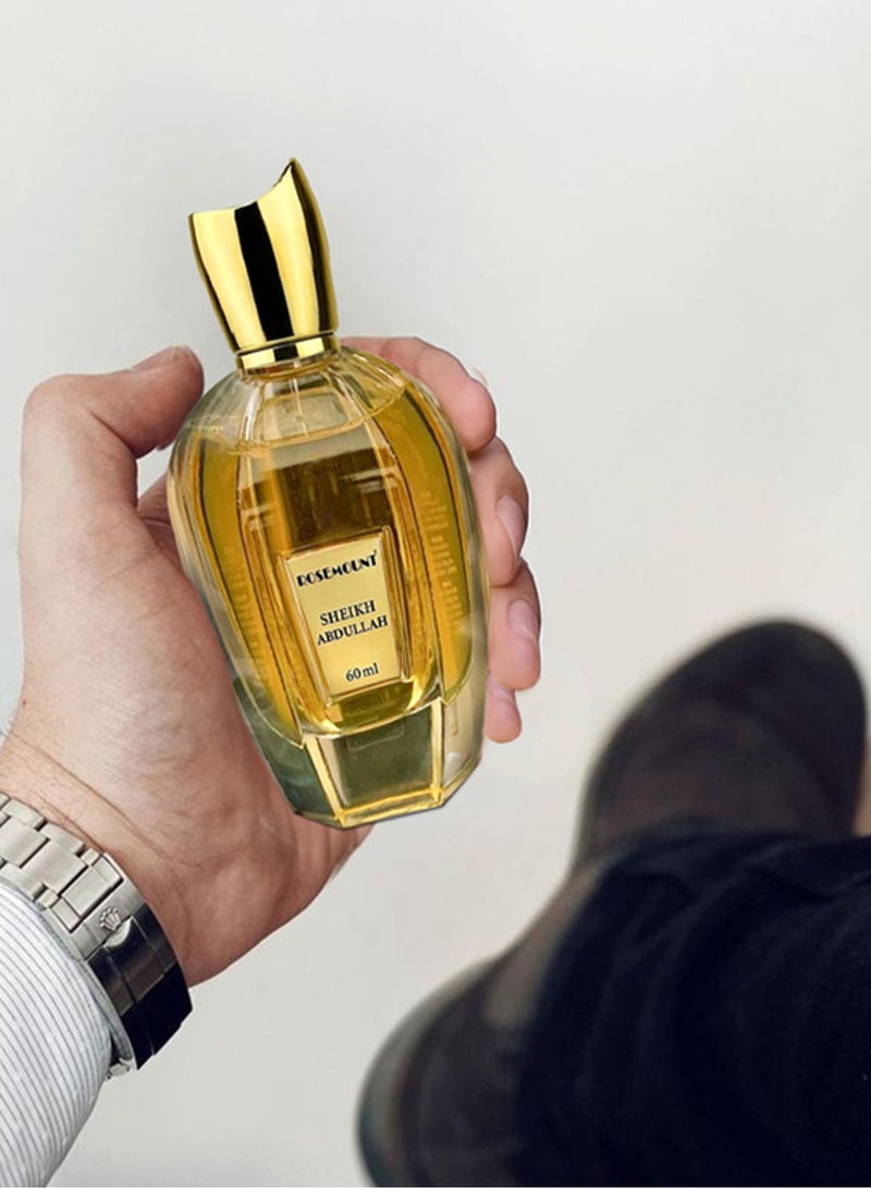 Rosemount SHEIKH ABDULLAH 60ml Eau de Parfum for Men Amber vanilla Profile for Lasting Elegance Enduring Charm and Refinement Crafted to Resonate with the Discerning Gentleman. - Image 5