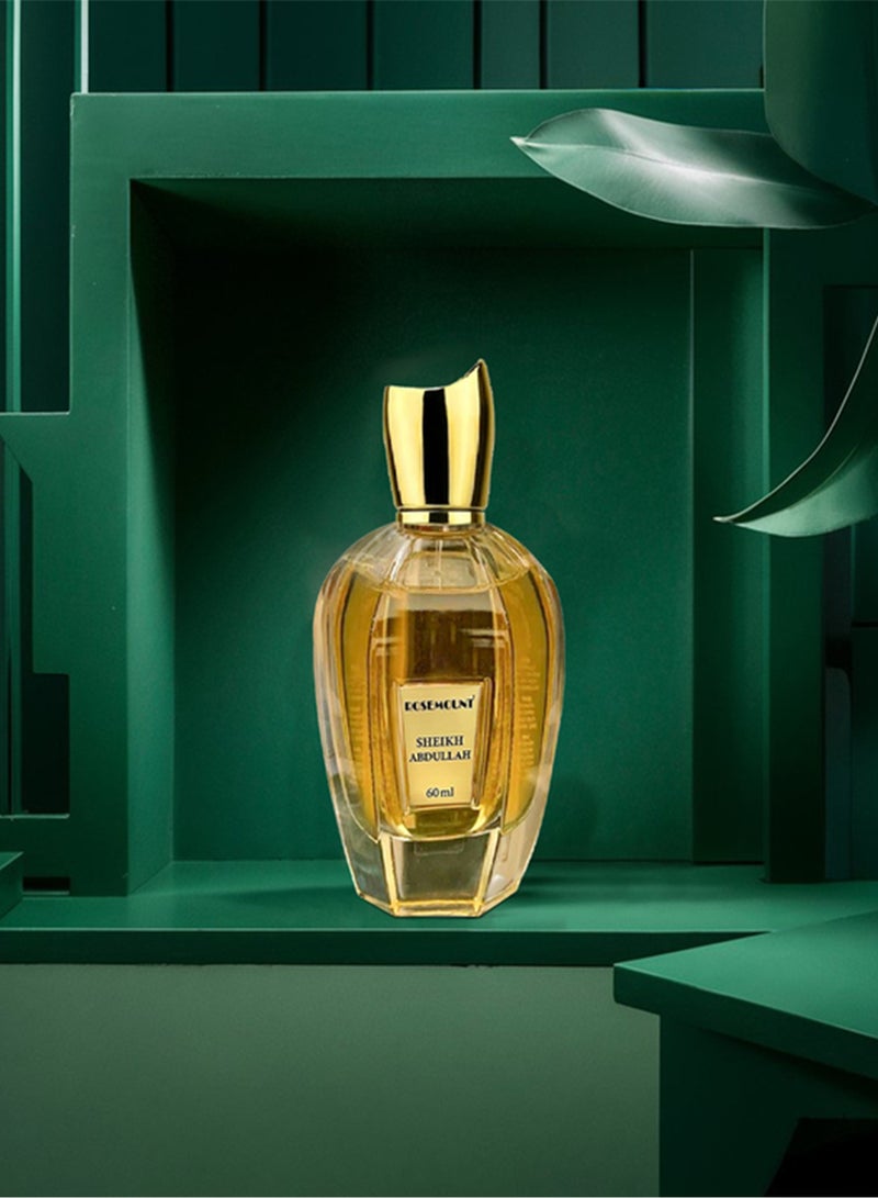 Rosemount SHEIKH ABDULLAH 60ml Eau de Parfum for Men Amber vanilla Profile for Lasting Elegance Enduring Charm and Refinement Crafted to Resonate with the Discerning Gentleman. - Image 2