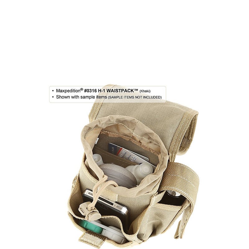 Maxpedition H-1 Waistpack, Black - Image 2