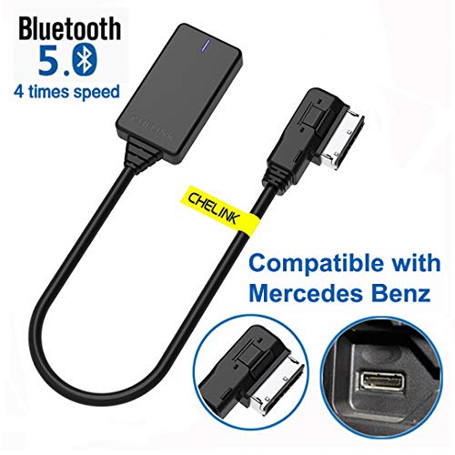 CHELINK Bluetooth Adapter Car Kit for Mercedes Benz W212 S212 C207, Wireless Bluetooth 5.0 AMI Media Music Interface Cable Car Module Audio Receiver for Models with Media Interface - Image 2