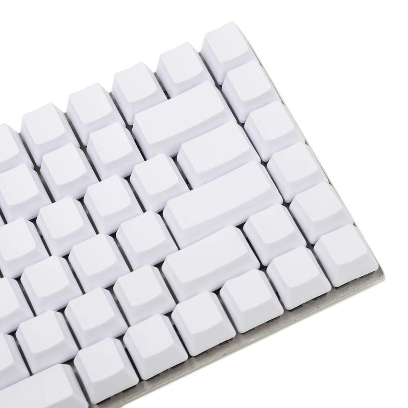 YMDK White Black Dolch Thick PBT 84 68 64 Blank Keyset OEM Profile Keycaps for MX Mechanical Keyboard Keychron K2 K6 Keycool Tada68 YD64 (White) - Image 3