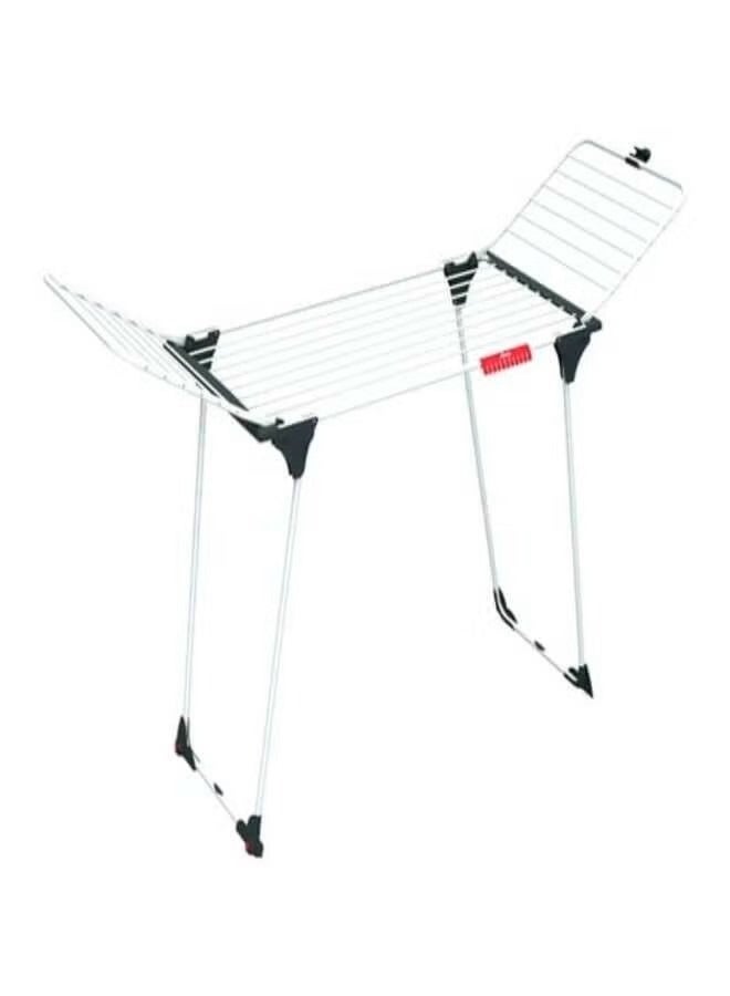 فيليدا مجفف ملابس داخلي مرن من إنفينيتي مزود بأرجل وأجنحة فولاذية متوازية، ورف قابل للتمديد، وأسلاك مقاس XXL، وثبات فائق - Image 1