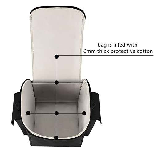 Seracle Carrying Case Portable Tote Bag Travelling Case for JBL Partybox Encore Essential Portable Party Speaker (Black) - Image 3