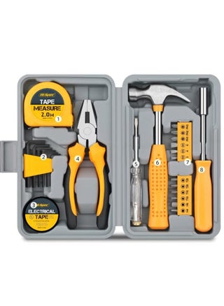 Tool Set General Household Hand Tool Kit with Plastic Toolbox Storage Case Blue for All Essentials - pzsku/Z391D476AEF3FFD84EF7FZ/45/_/1737608811/c3497b28-8c3e-4805-bee2-3fb8add7e08a