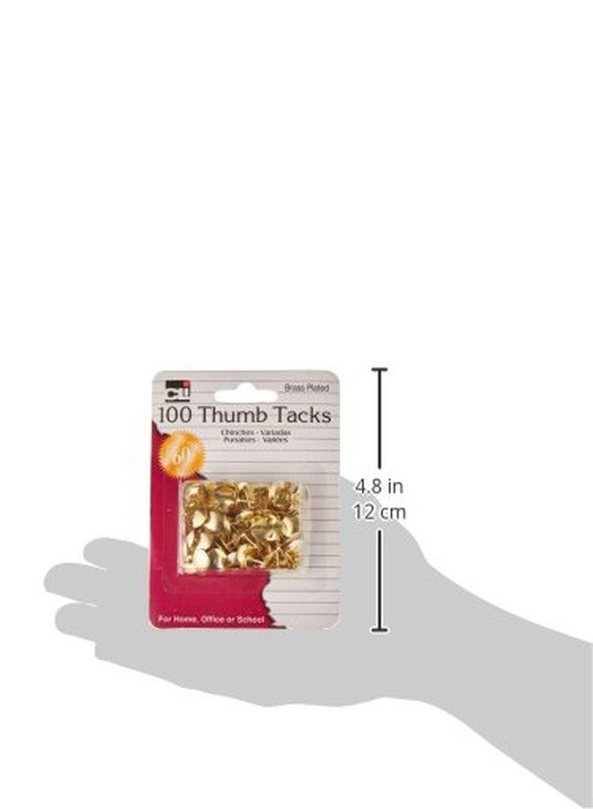 تشارلز ليونارد دبابيس تشارلز ليونارد، مطلية بالنحاس، رأس صلب 3/8 بوصة، عبوة من 100 دبوس (80938) - Image 2