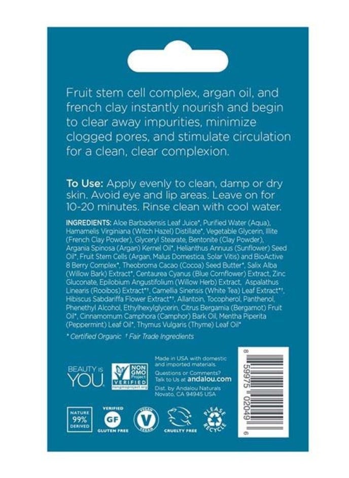 Andalou Natural Andalou Instant Clarity Clay Mask 0.28 Oz  - Image 2