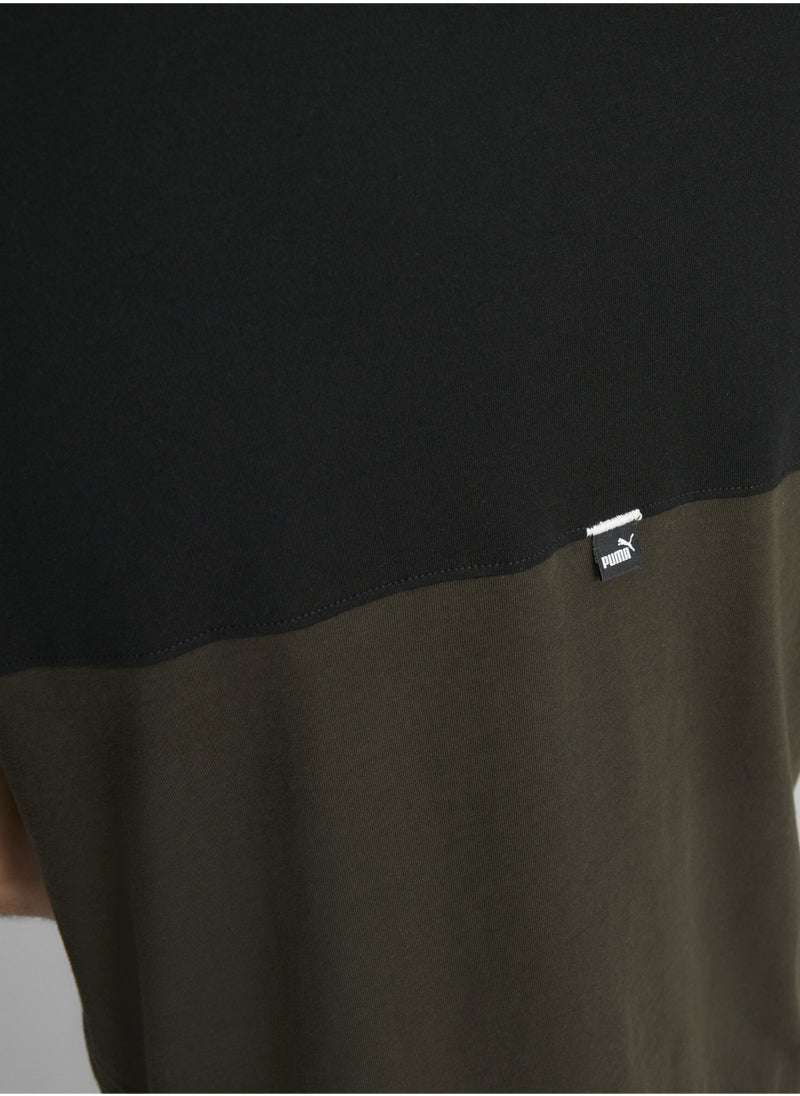 PUMA Power Colourblock Mens Shortsleeve T-shirt  - Image 2