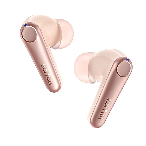 EarFun Air Pro 3 Noise Cancellation Earbuds 2023 VGP Gold Award, Qualcomm aptX Adaptive Sound, 6 Mics CVC 8.0 ENC Wireless Earbuds, Bluetooth 5.3 ANC Earbuds Wireless, Multipoint Connection (Pink) - Image 1