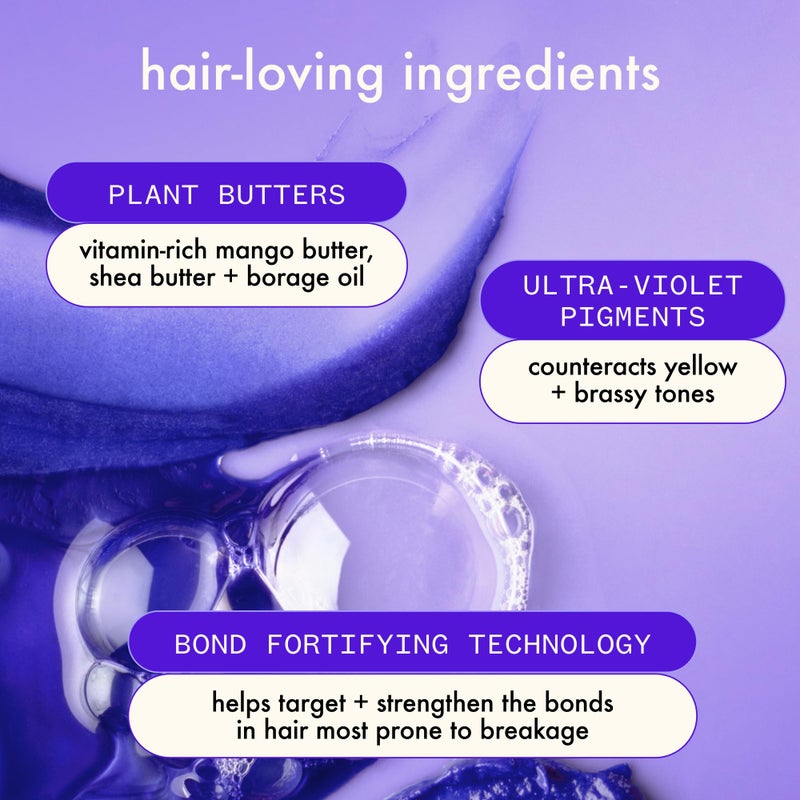 amika bust your brass cool blonde strength repair conditioner, 275ml - Image 5