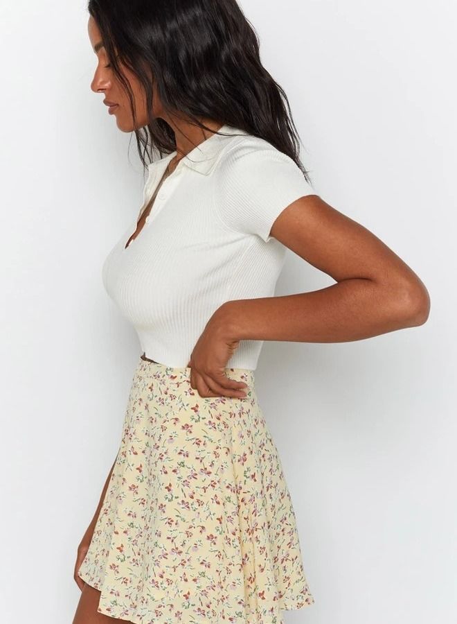 Buy Classy Stripped with Plain Umbrella Skirt Two Piece Dress  White   Fashion  BusinessArcadecom