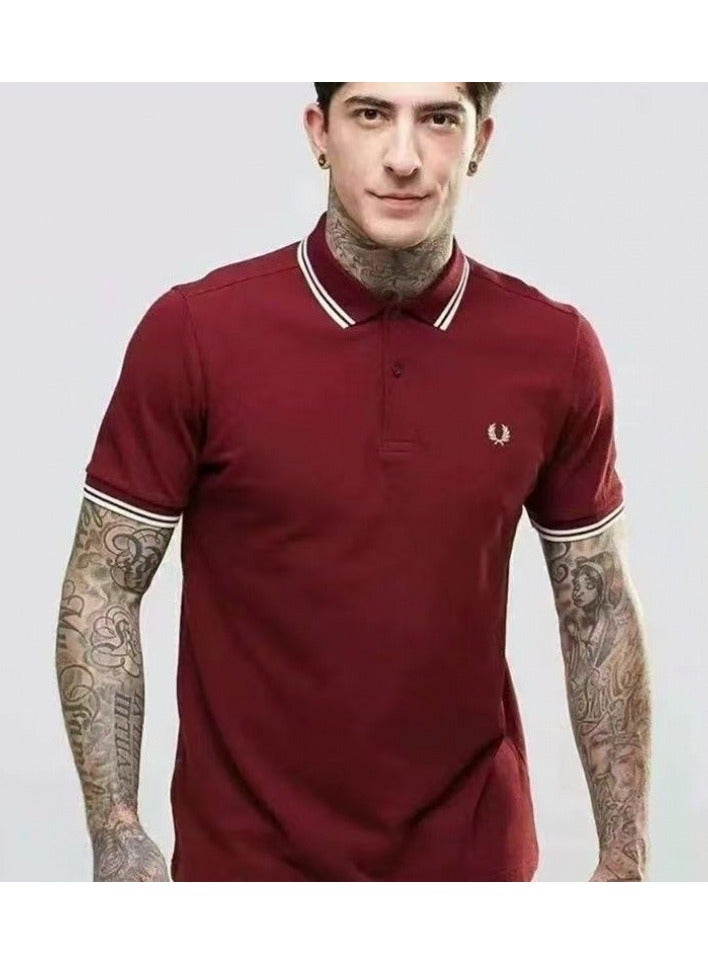 FRED PERRY Essential Logo Printed Polo Shirt 