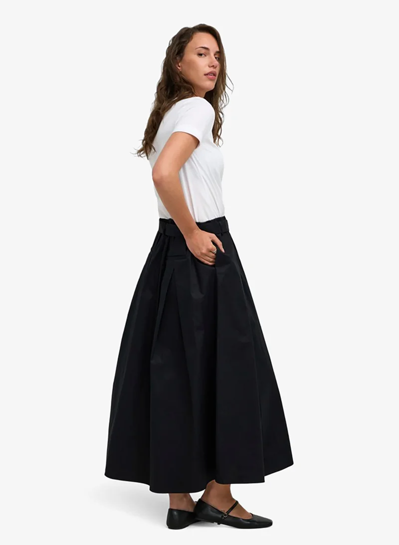 Only Onlcila Pleated Belt Woven Skirt