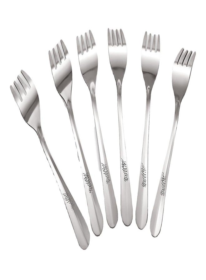 Anjali WENS'DE Baby Fork Set of 6 – Stainless Steel Children’s Utensil, Safe & Durable Kids Cutlery, Smooth Edges, Easy Grip, BPA-Free, Toddler & Baby Feeding Fork - Image 2
