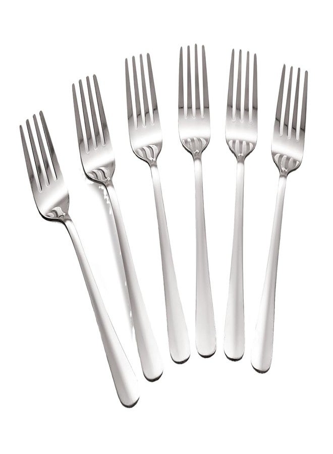 Anjali WENS'DE Baby Fork Set of 6 – Stainless Steel Children’s Utensil, Safe & Durable Kids Cutlery, Smooth Edges, Easy Grip, BPA-Free, Toddler & Baby Feeding Fork - Image 1