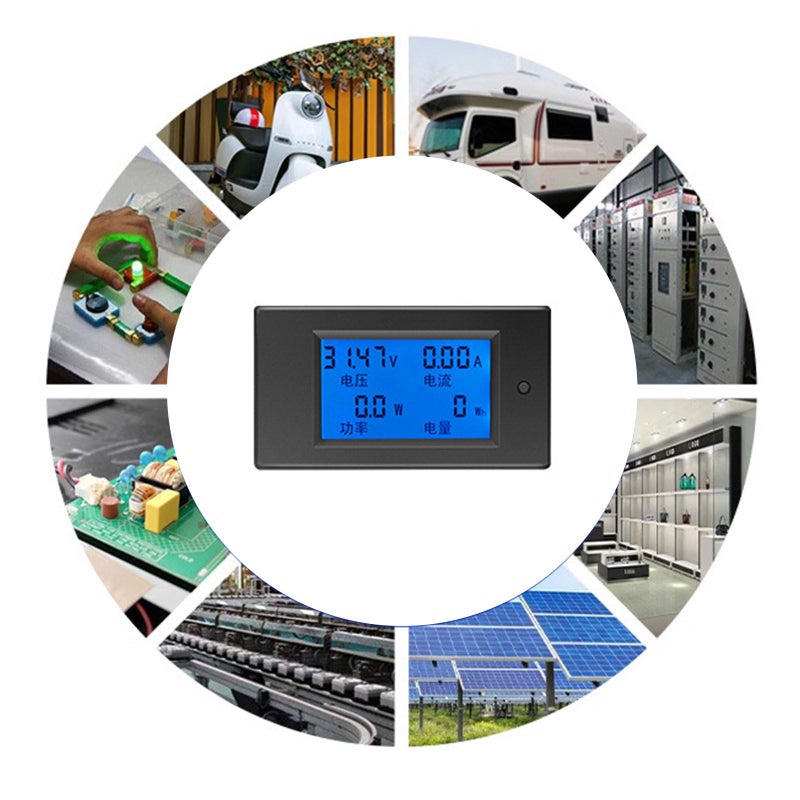 Digital Voltmeter Ammeter Combo 50A Shunt 1m Cable Accuracy Display Easy To Use - Image 3