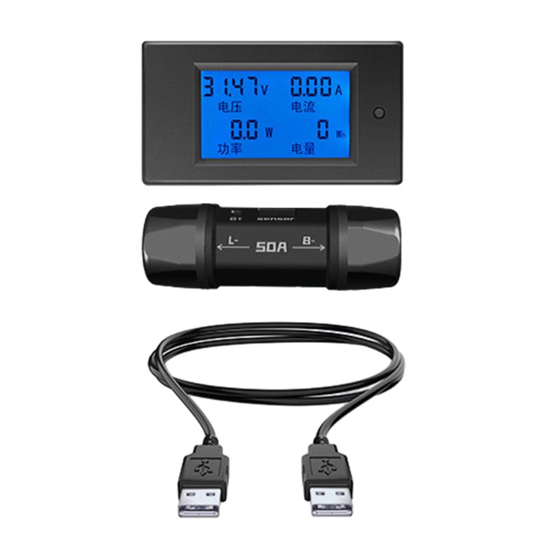 Digital Voltmeter Ammeter Combo 50A Shunt 1m Cable Accuracy Display Easy To Use - Image 2