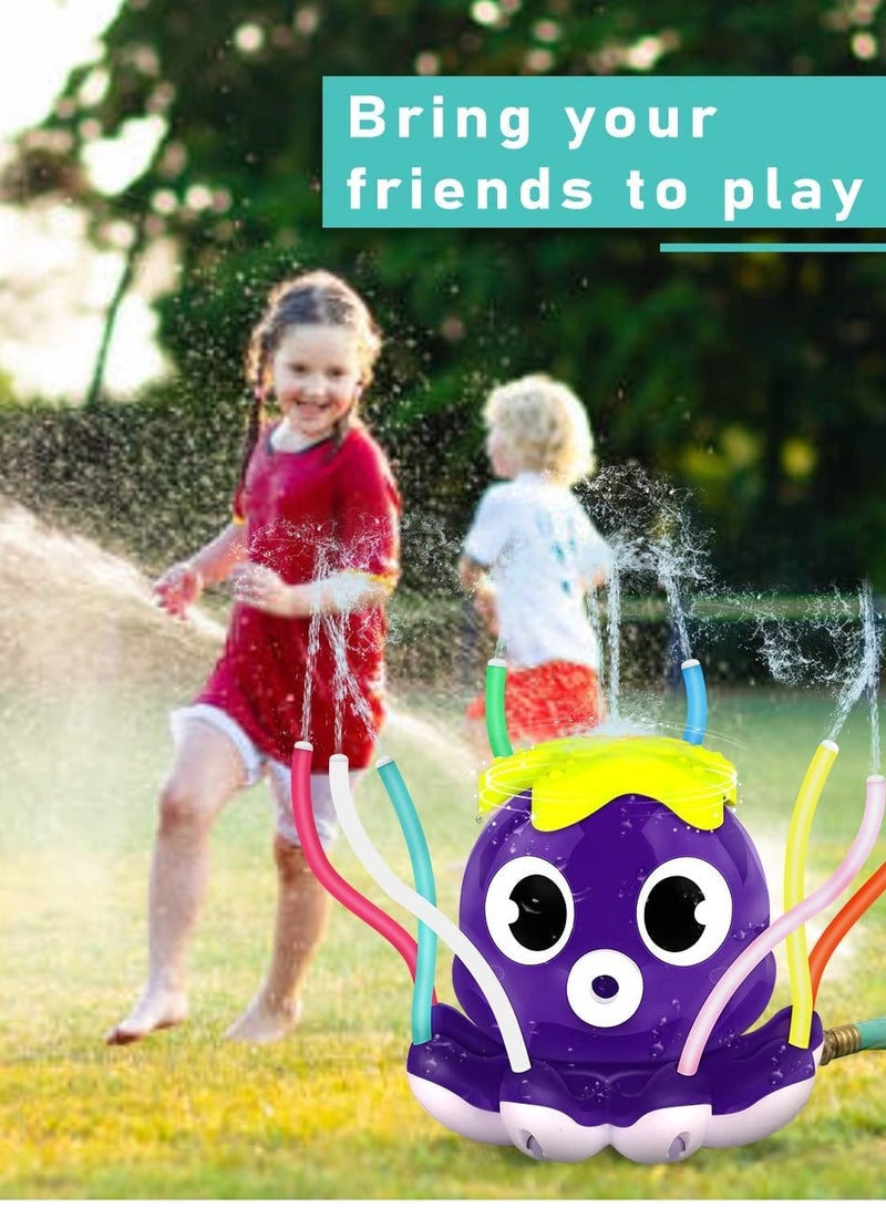 MissTiara رشاش ماء على شكل أخطبوط للحديقة في الهواء الطلق وألعاب مائية للحديقة الخلفية - Image 2